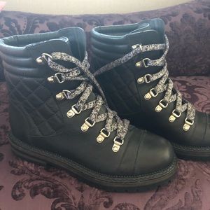 Chanel combat boots 37.5